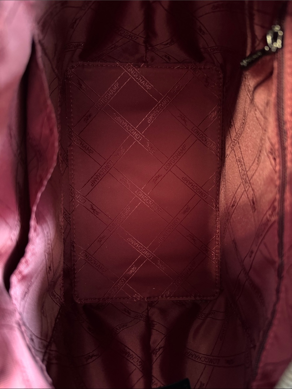 🆕 Longchamp Le Pliage Croc Embossed Tote - Picture 6 of 7